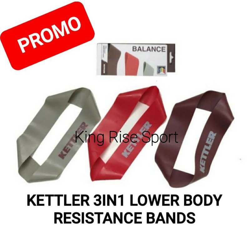 Jual Kettler 3 in 1 Lower Body Resistance Bands Shopee Indonesia