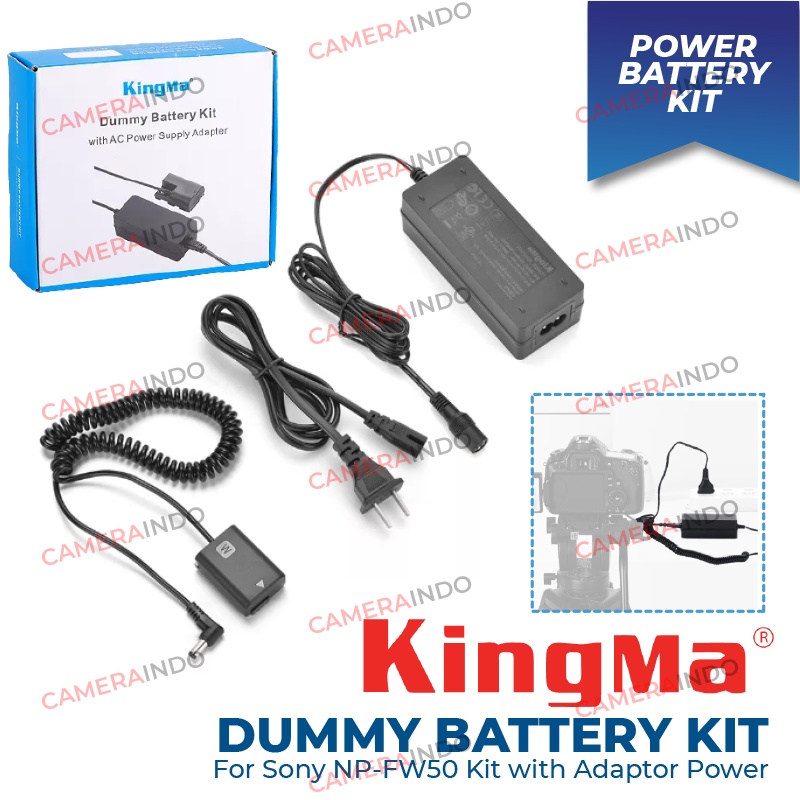 Jual Kingma Dummy Battery For Sony Np Fw Kit With Ac Adaptor Power