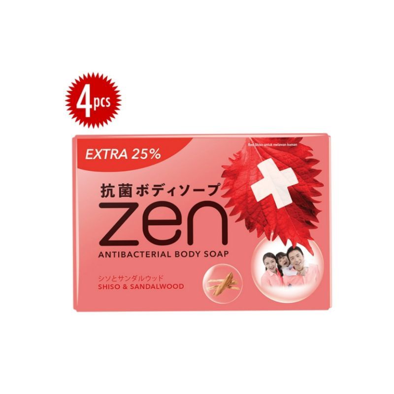 Jual Sabun Batang Zen 80gr Isi 4pcs Shopee Indonesia