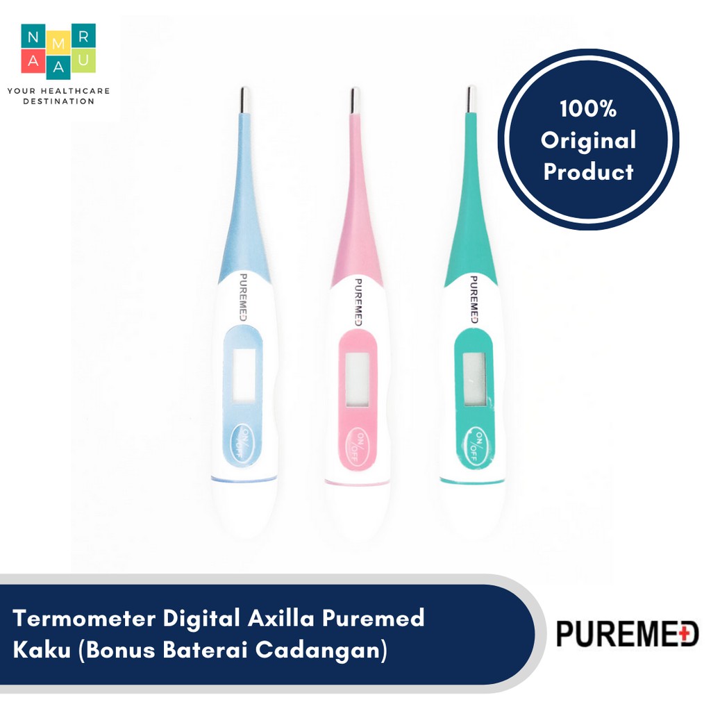 Jual Termometer Digital Ketiak Puremed Kaku Axilla Axila Thermometer