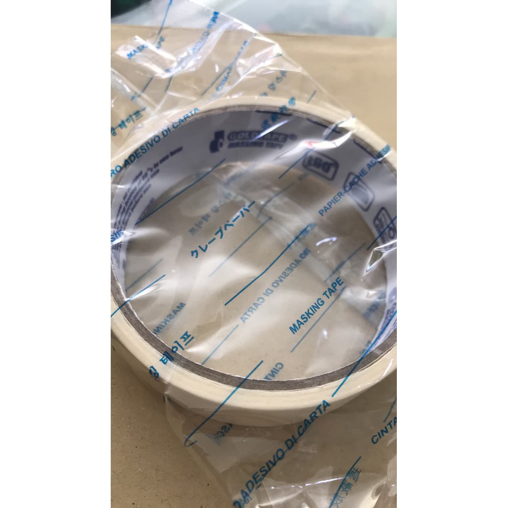 Jual Isolasi Kertas / Masking Tape / Kertas Tape Gold Tape / Solatip