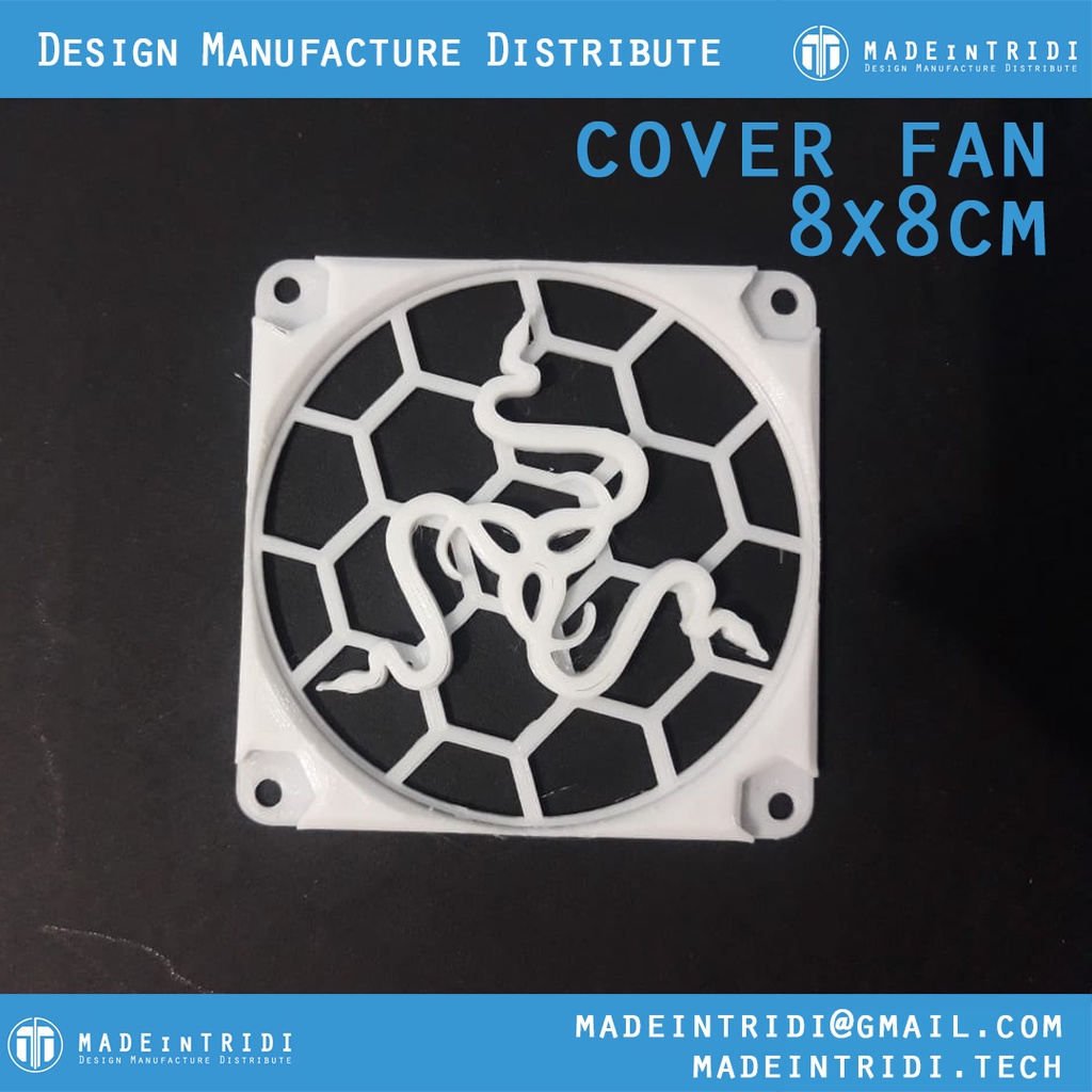 Jual Fan Cover RAZER 3D Logo fan Grill 8 CM 12 CM 14 CM | Shopee Indonesia