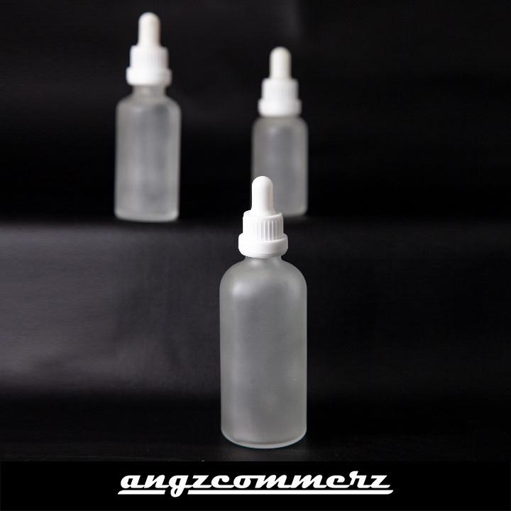 Jual Botol Kaca Pipet Frosted Bottle Dropper Pipette White Sealing Cap ...