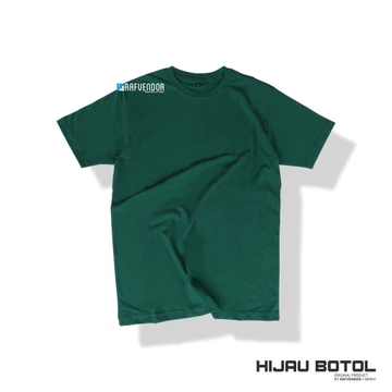 Kaos Polos Premium Cotton Combed 30S Reaktif Pria Wanita S D Xxl Xxxl Bisa Utk Sablon Dtg