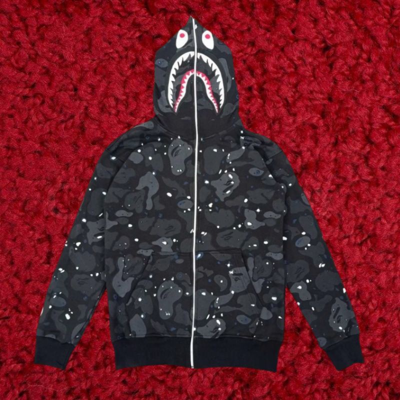 Harga bape best sale shark hoodie