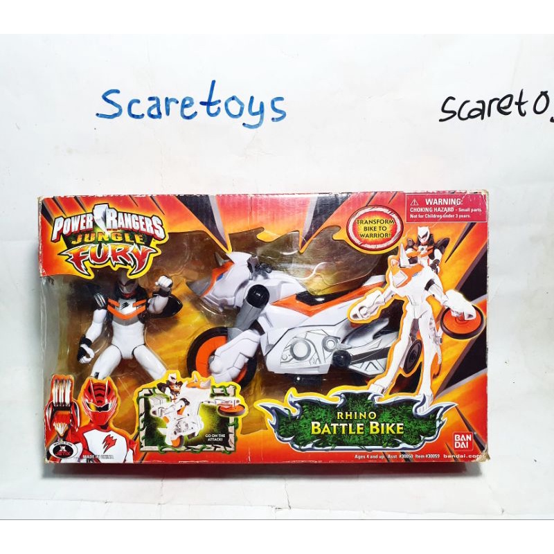 Jual Motor Power Rangers Jungle Fury Rhino battle bike Sentai ...