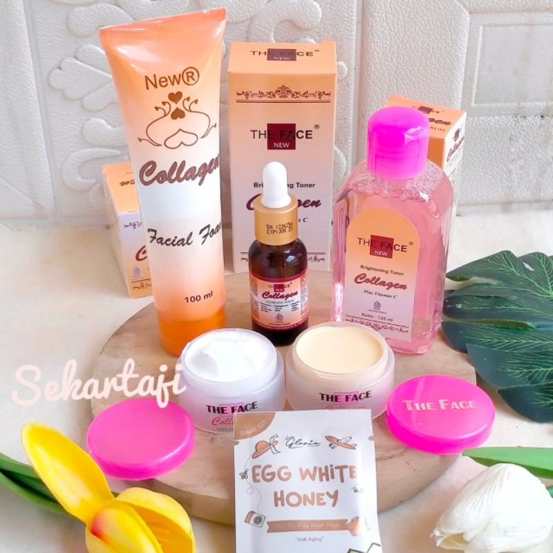 Jual (The Face) Paket Cream Collagen ASLI RESMI BPOM Shopee Indonesia