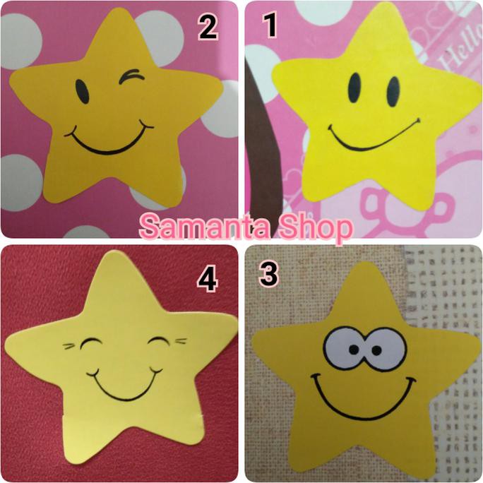 Jual Produk Menarik Sticker Reward - Sticker Star -Stiker Bintang ...