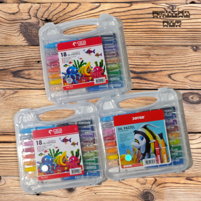 Jual Crayon Joyko 18 Warna / Oil Pastel Joyko 18 Colors Shopee Indonesia