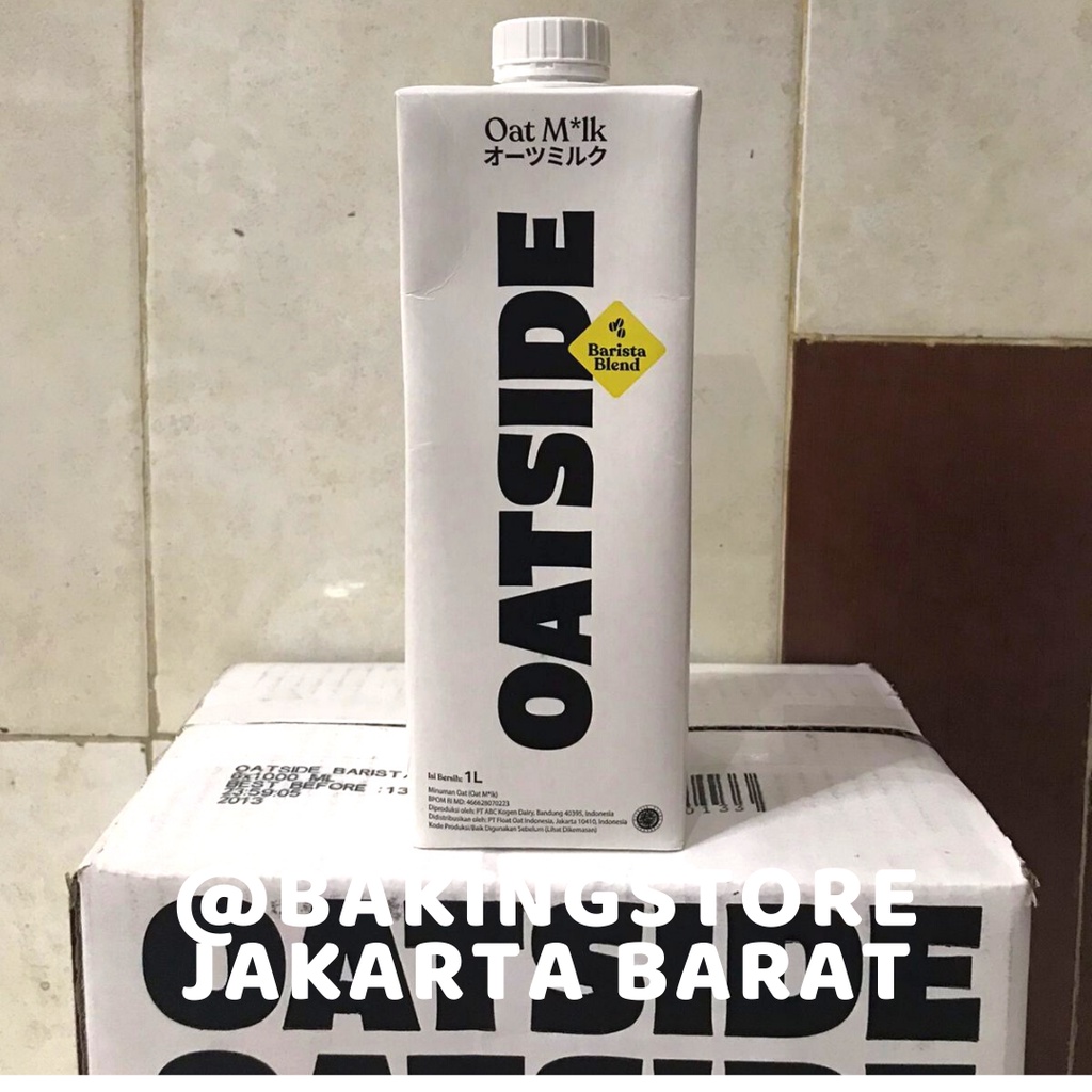 Jual Oatside Barista Oat Milk 1l Susu Oat Gandum Lactose And Dairy Free