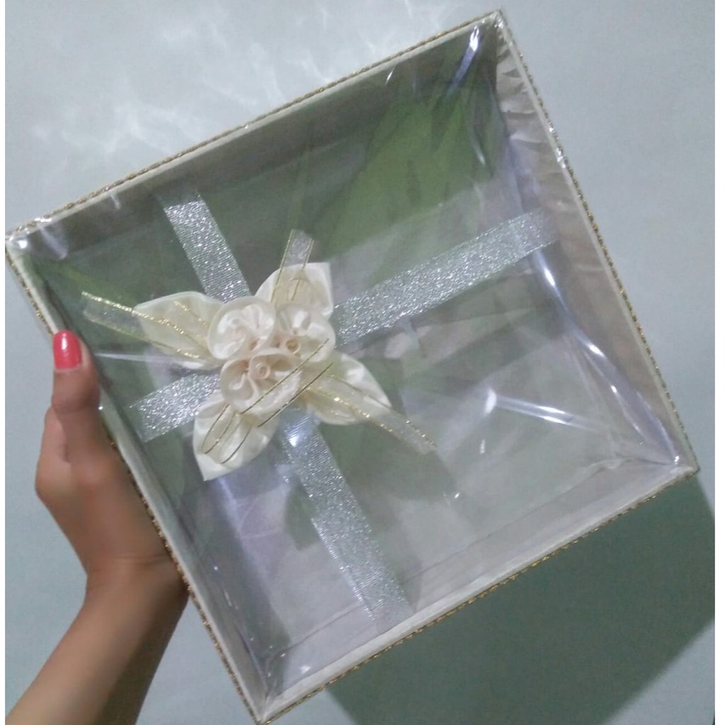 Jual Box Kotak Hantaran Kue Untuk Lamaran Dan Pernikahan Kotak Kue Seserahan Tutup Mika Uk 30 6277