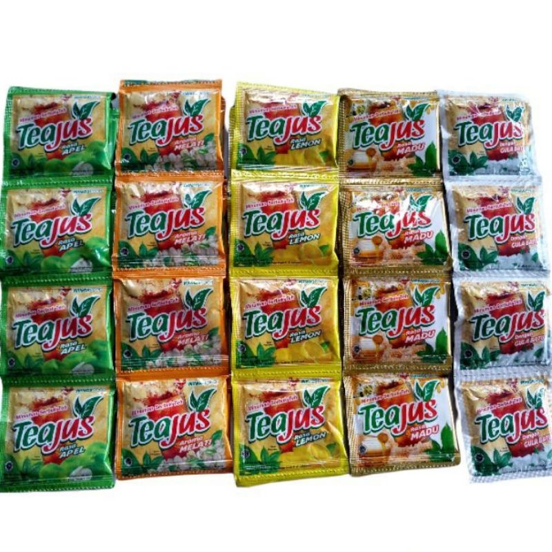 Jual TEA JUS RENTENG 7 GRAM ISI 10 PCS | Shopee Indonesia