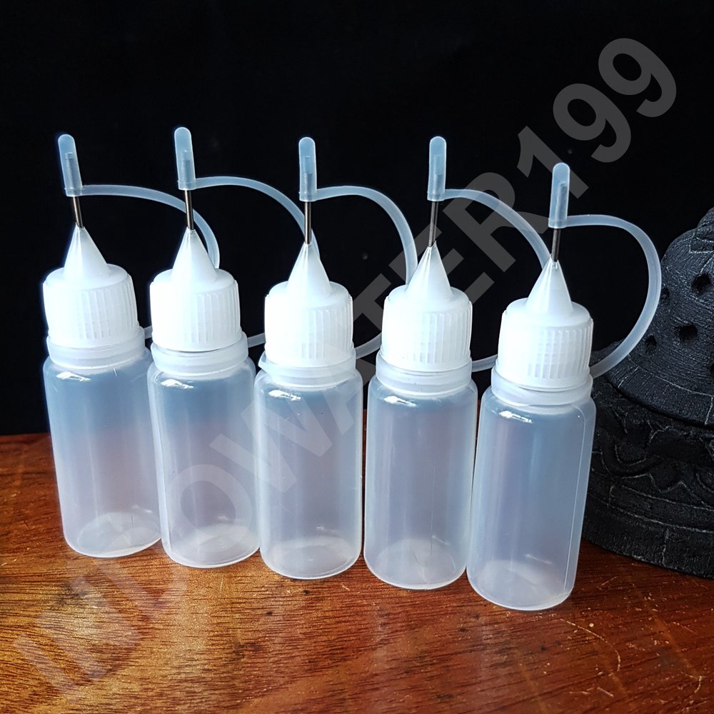 Jual Botol Tetes 10ml + Tutup Needle Dropper Bottle 10 ml Liquid