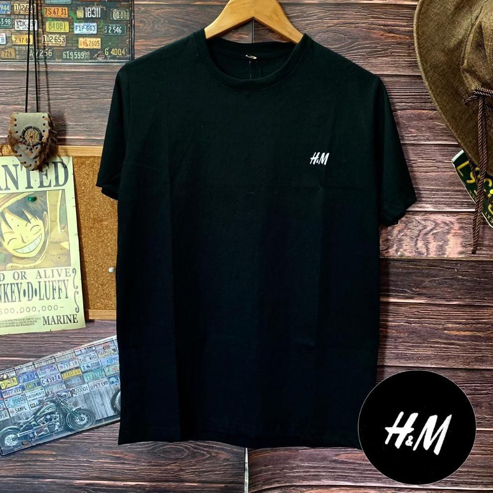 Jual Berkualitas's nih kaos pria basic polos hitam kaos distro polosan ...