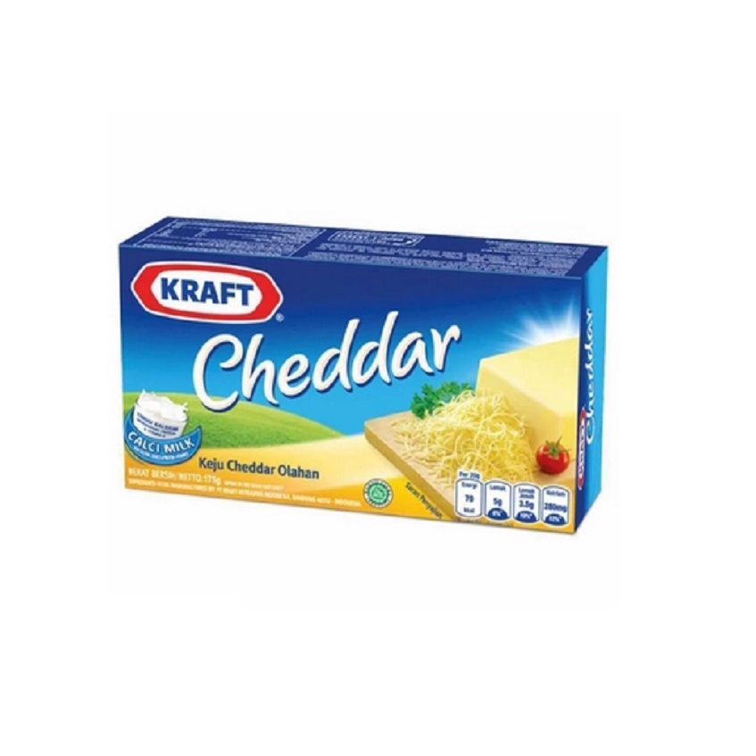 Jual Kraft Cheddar Keju 165gr | Shopee Indonesia