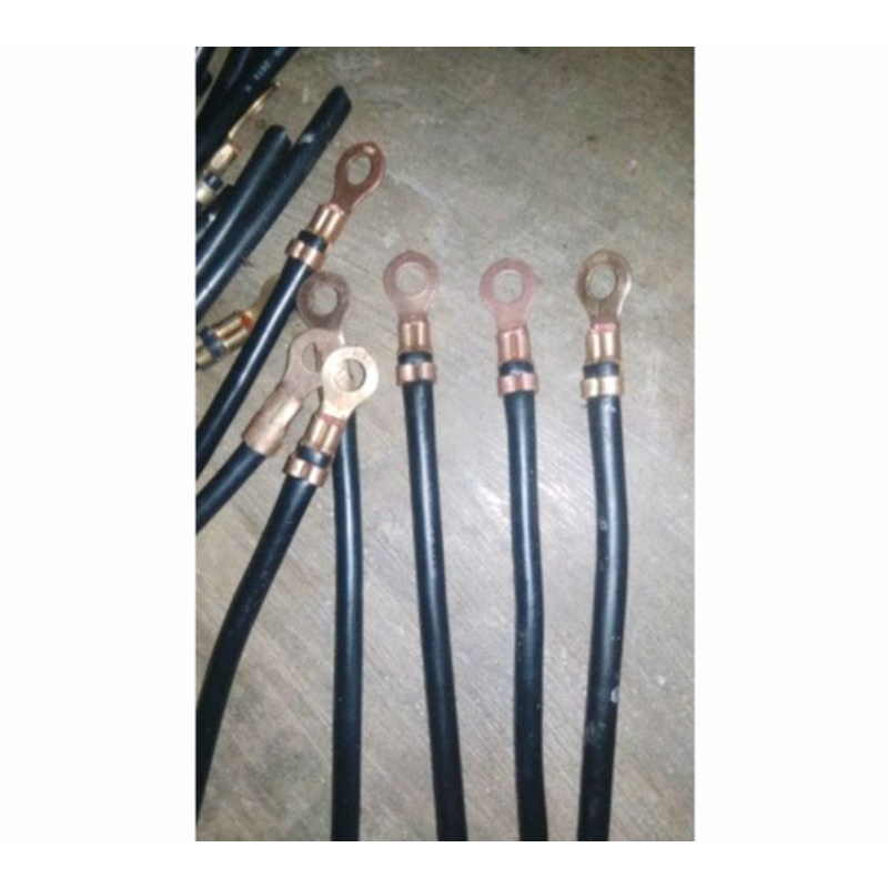 Jual KABEL AKI MASA 6mm ( kabel 5mm pjg 10cm) motor | Shopee Indonesia