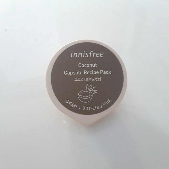 Jual Innisfree Coconut Capsule Recipe Pack 10ml (Sleeping Mask