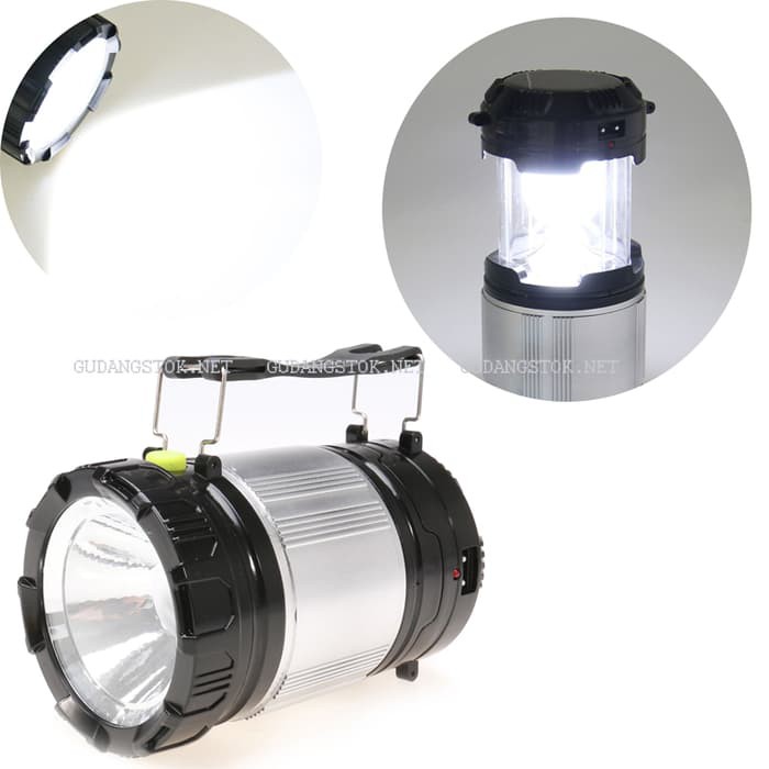 Jual NEW Solar Zoom Camping Lamp GL, Lentera Camping Dan Senter Tenaga