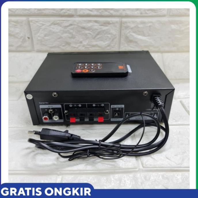 Jual KUALITAS ORIGINAL New ampli mini BLUETOOH usb sd dan radio Karaoke
