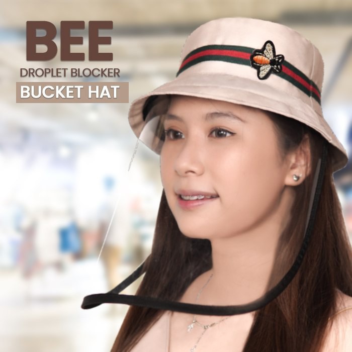Jual TOPI DEWASA DROPLET BLOCKER HAT PELINDUNG WAJAH FACESHIELD BUCKET ...