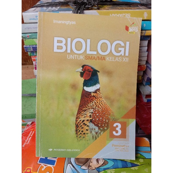 Jual BUKU BIOLOGI UNTUK SMA/MA KELAS XII PEMINATAN Bekas | Shopee Indonesia