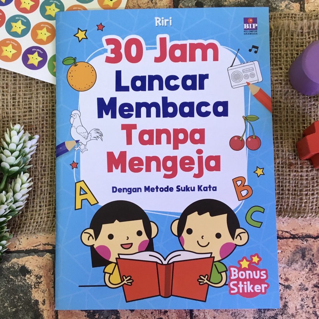 Jual Buku Belajar Membaca TK PAUD : 30 Jam Lancar Membaca Tanpa Mengeja ...