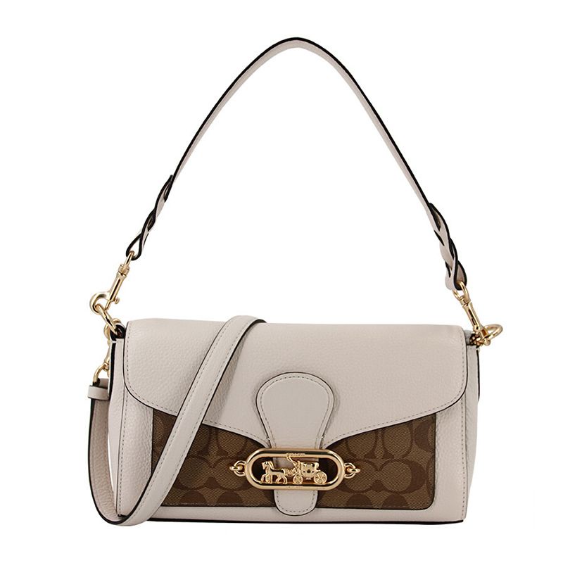 Jual SMALL JADE SHOULDER BAG WITH SIGNATURE CANVAS DETAIL COACH