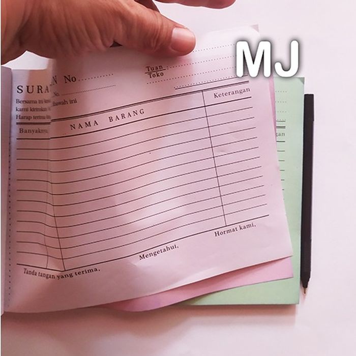 Jual Bon Nota Surat Jalan Rangkap 3 / Bon Nota Surat Jalan 3 Ply ...