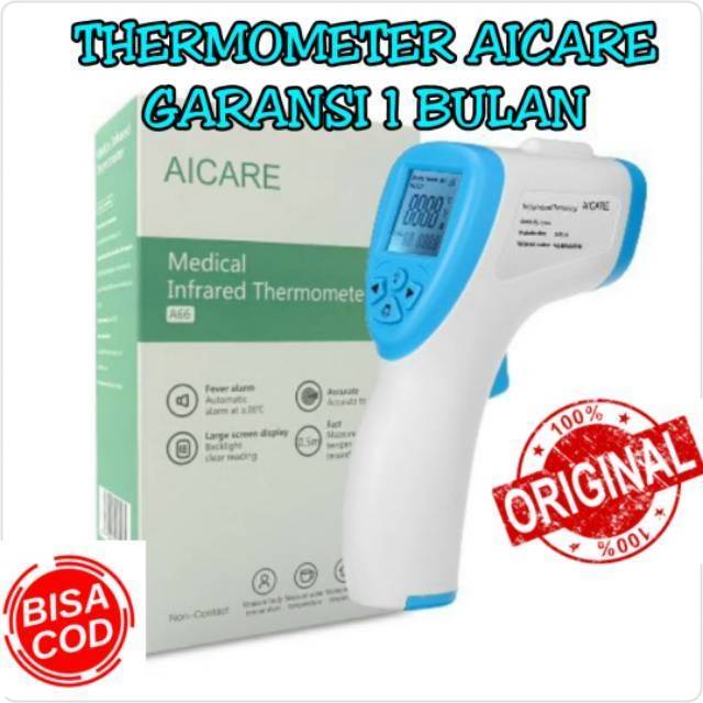Jual THERMOMETER INFRARED AICARE 100 ORIGINAL AKURAT Shopee Indonesia