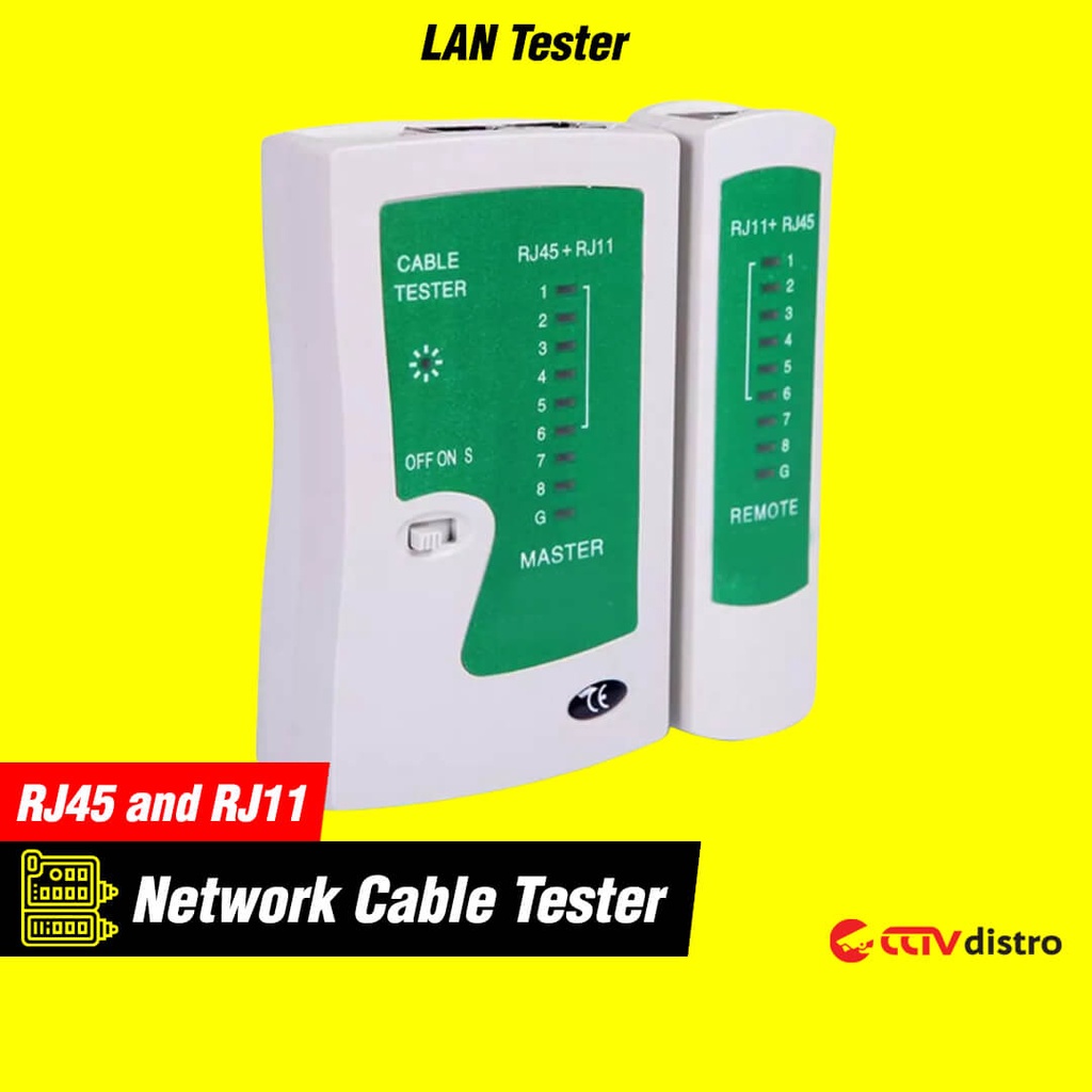 Jual LAN Tester RJ45 dan RJ11 Kabel Wire Tracker Cable Garansi 1 Bulan ...