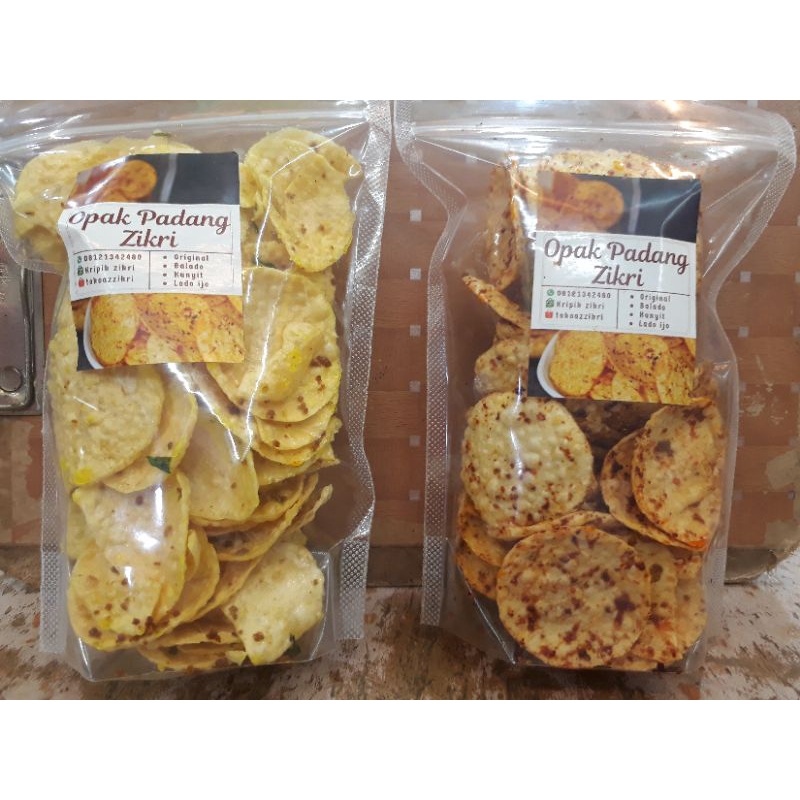 Jual Kerupuk Opak Singkongkhas Padangkemasan Standpouch 250 Gr3 Rasa Shopee Indonesia 8981