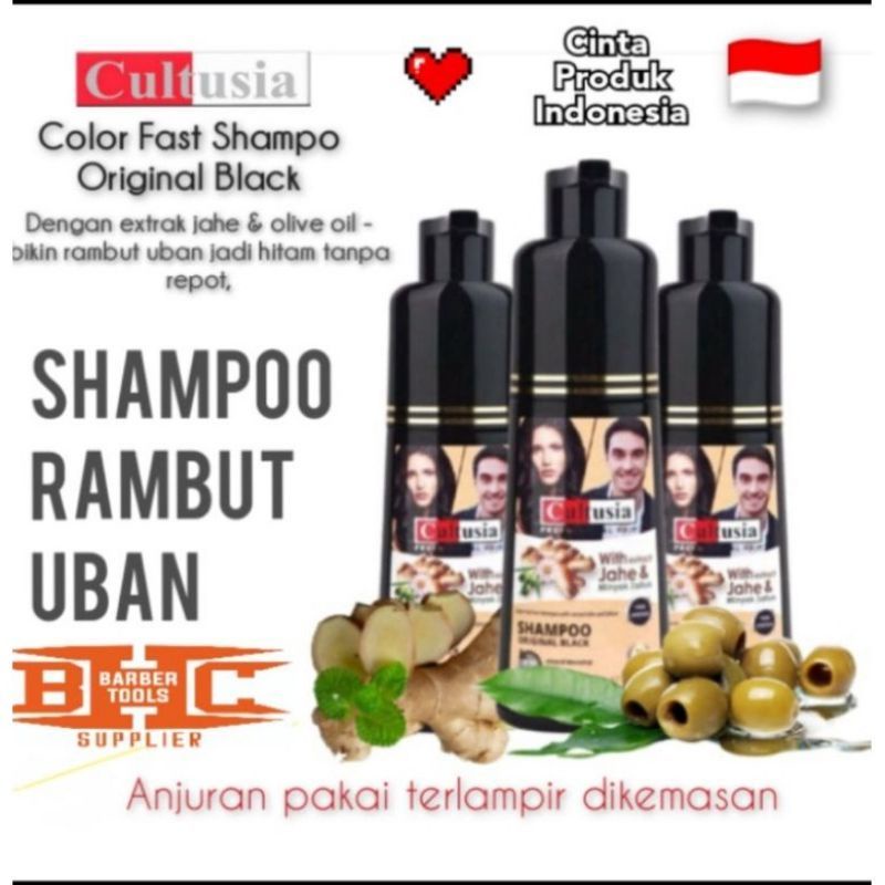 Jual Shampo Cultusia Black Shampoo Cultusia Original / Semir Rambut