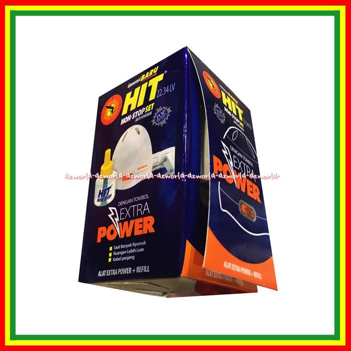 Jual Hit non stop set extra power refill 45ml obat nyamuk listrik hit ...