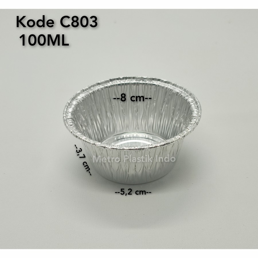 Aluminium foil store cup