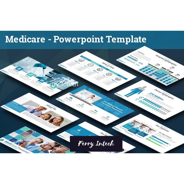 Jual PRESENTASI MEDICARE - POWERPOINT TEMPLATE PPT PPTX | Shopee Indonesia