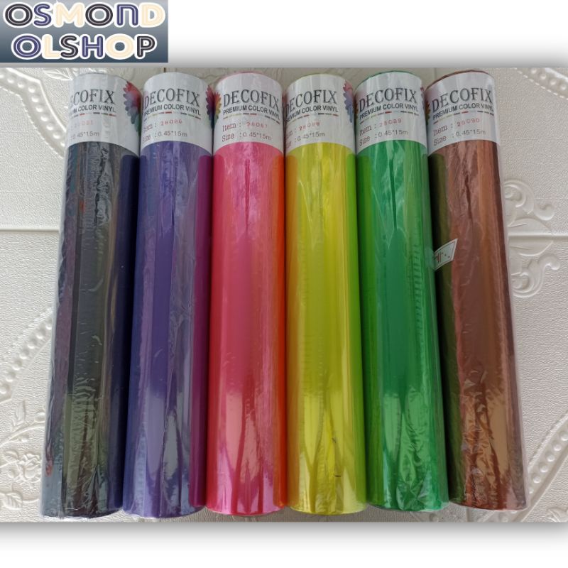 Jual Stiker Scotlite Decofix Transparan (Roll) 45cm X 15m | Shopee ...