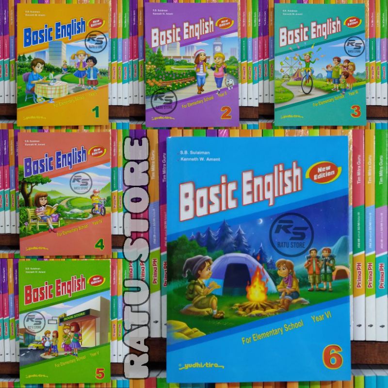 Jual Buku Basic English New Edition SD Kelas 1 2 3 4 5 6 Kurikulum 2013 ...