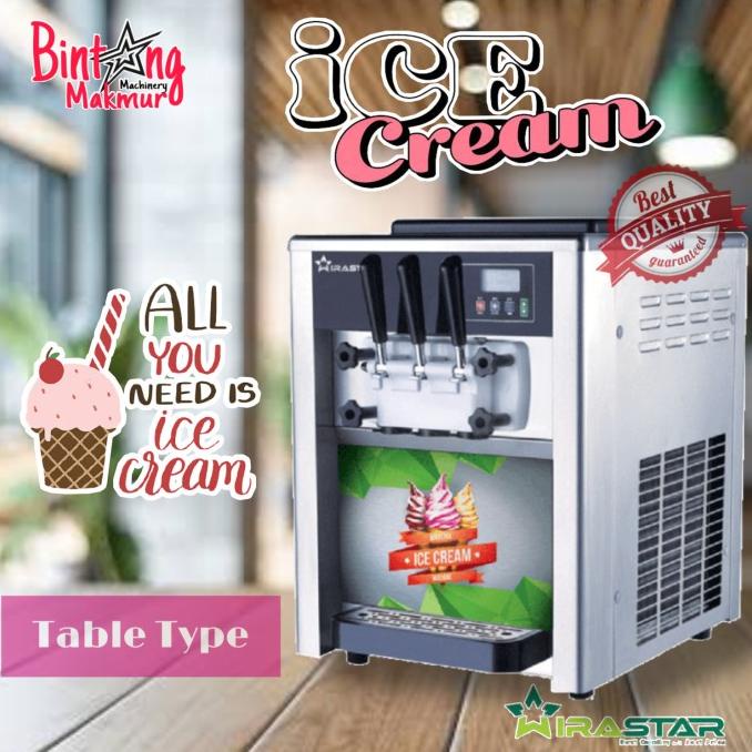 Jual Mesin Es Krim Murah Wirastar WIR818T / Soft Ice Cream Machine