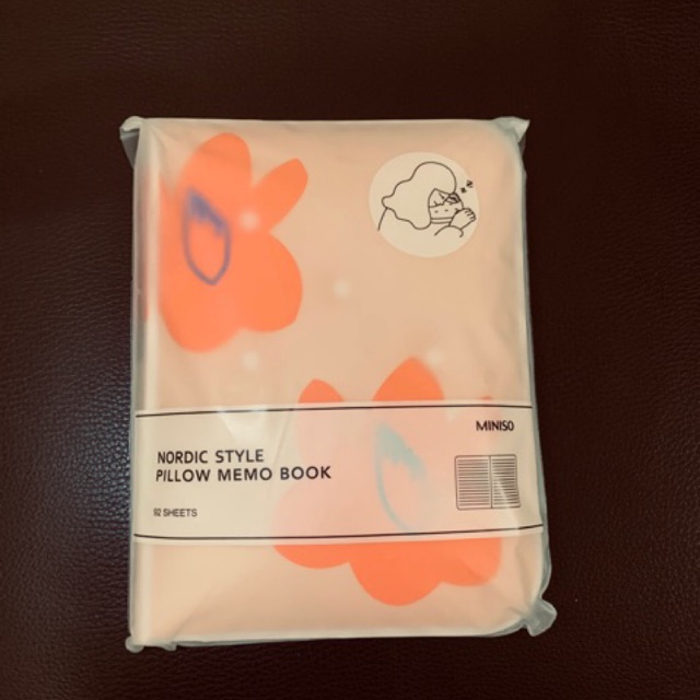 Pillow 2024 notebook miniso