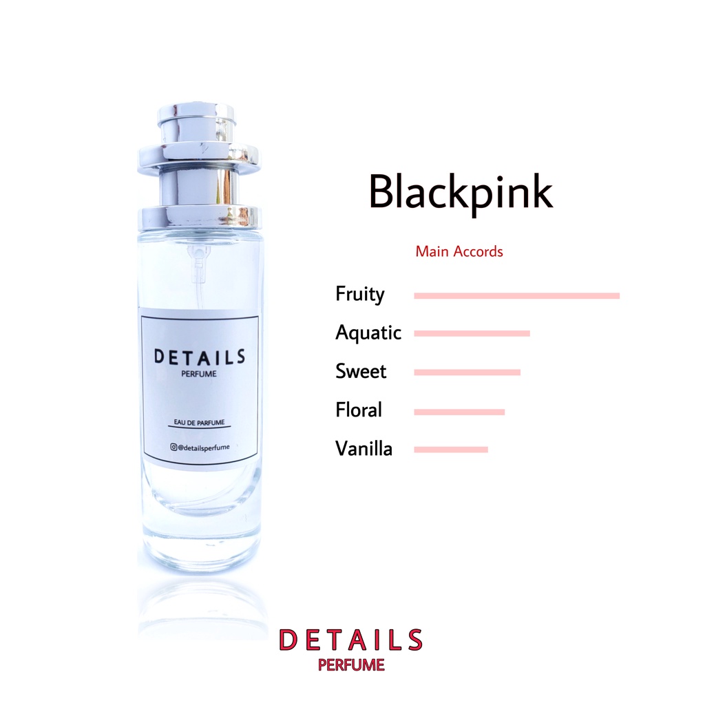 Jual Details Perfume Blackpink Eau De Parfum Shopee Indonesia