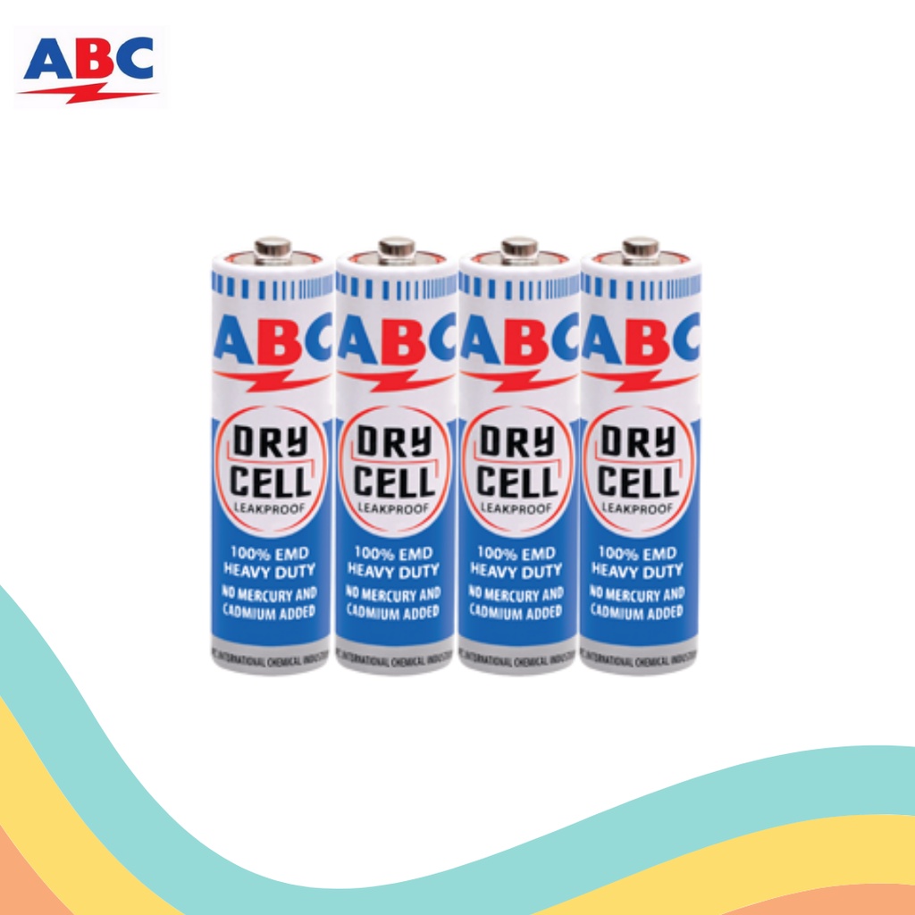 Jual BATERAI ABC AA R6 (1 SET) | Shopee Indonesia