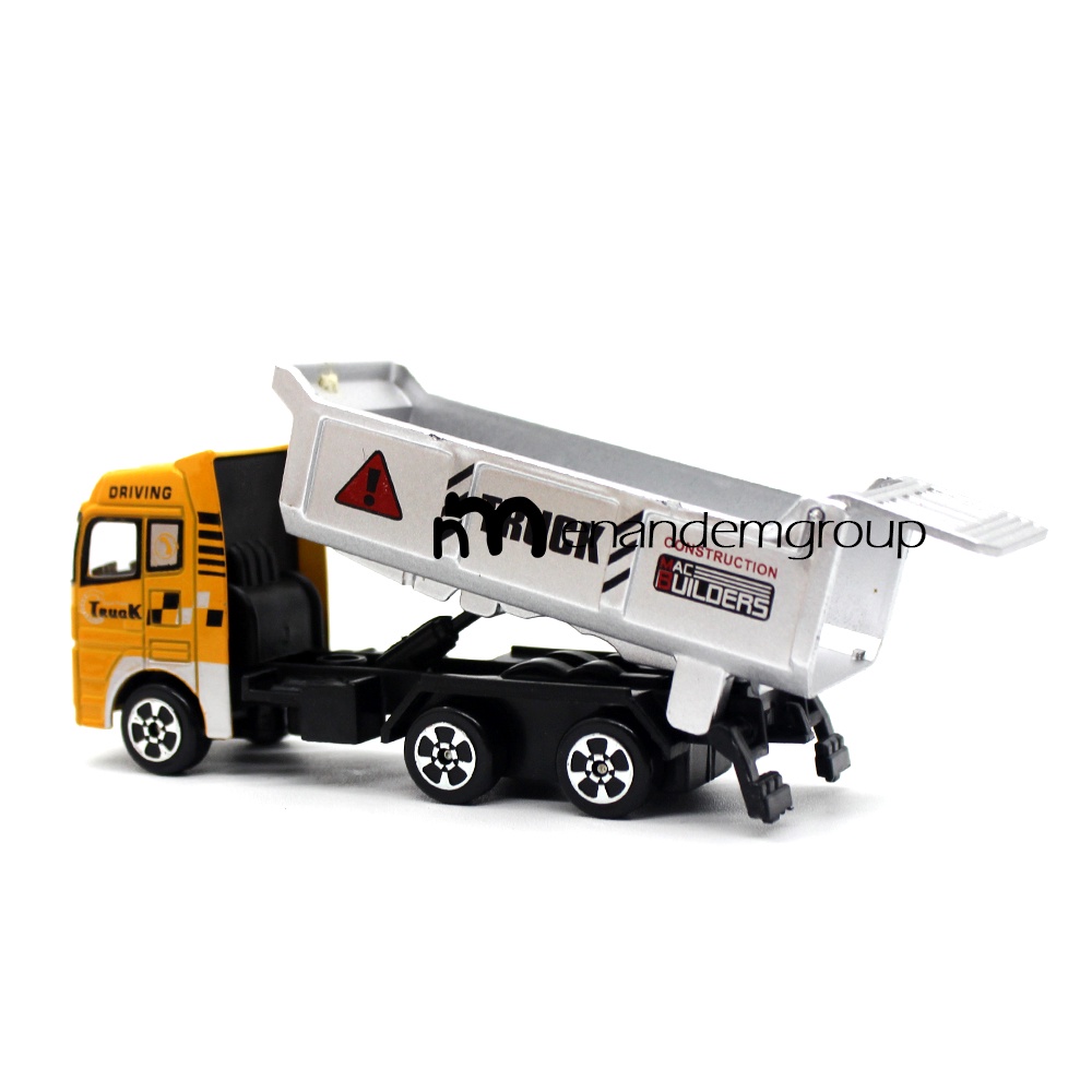 Jual Diecast Miniatur Mainan Mobil Truk Dump Beco Excavator Molen Metal ...