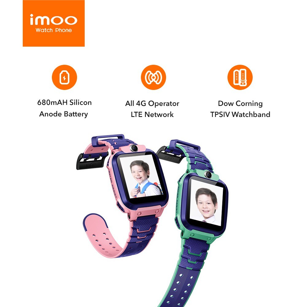 Jual IMOO Z5 ORIGINAL GARANSI RESMI WATCH PHONE SMARTWATCH KIDS JAM
