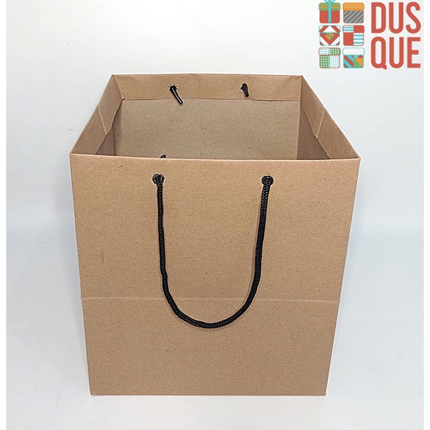 Jual (10PCS)PAPER BAG 21x21x24CM 150GSM / PAPER BAG KRAFT 21 X 21 X 24 ...