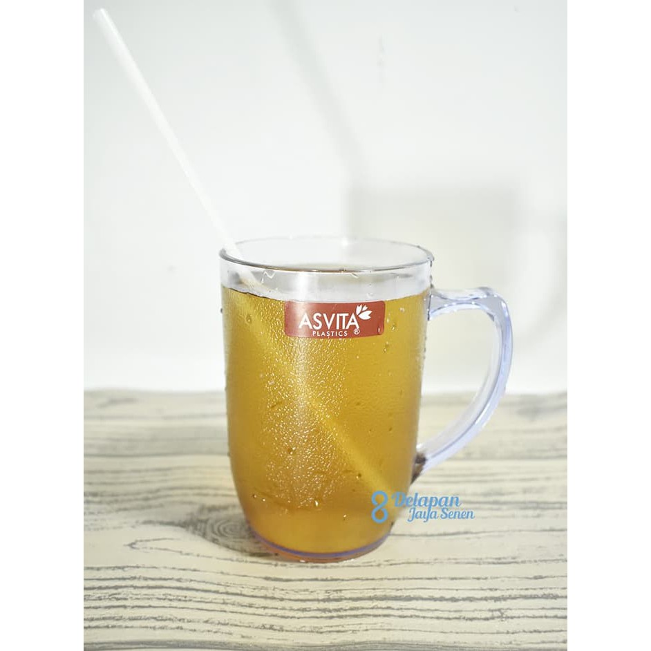 Jual Gelas Akrilik Gelas Es Teh Gelas Gagang Akrilik Gelas Mug 400ml Shopee Indonesia 2251