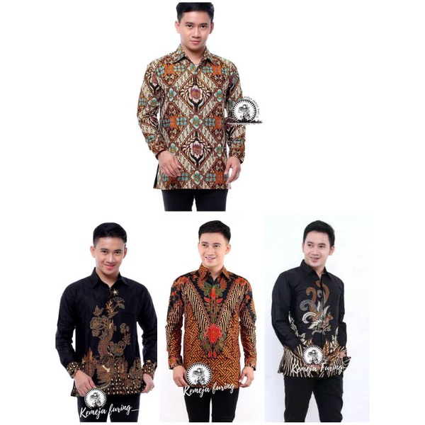 Jual BATIK PRIA PAKAI PURING ELEGAN KEMEJA PRIA LENGAN PANJANG ...
