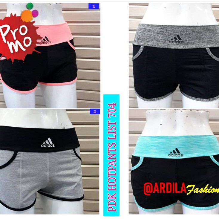 PROMO HOT PANTS PENDEK ADIDAS