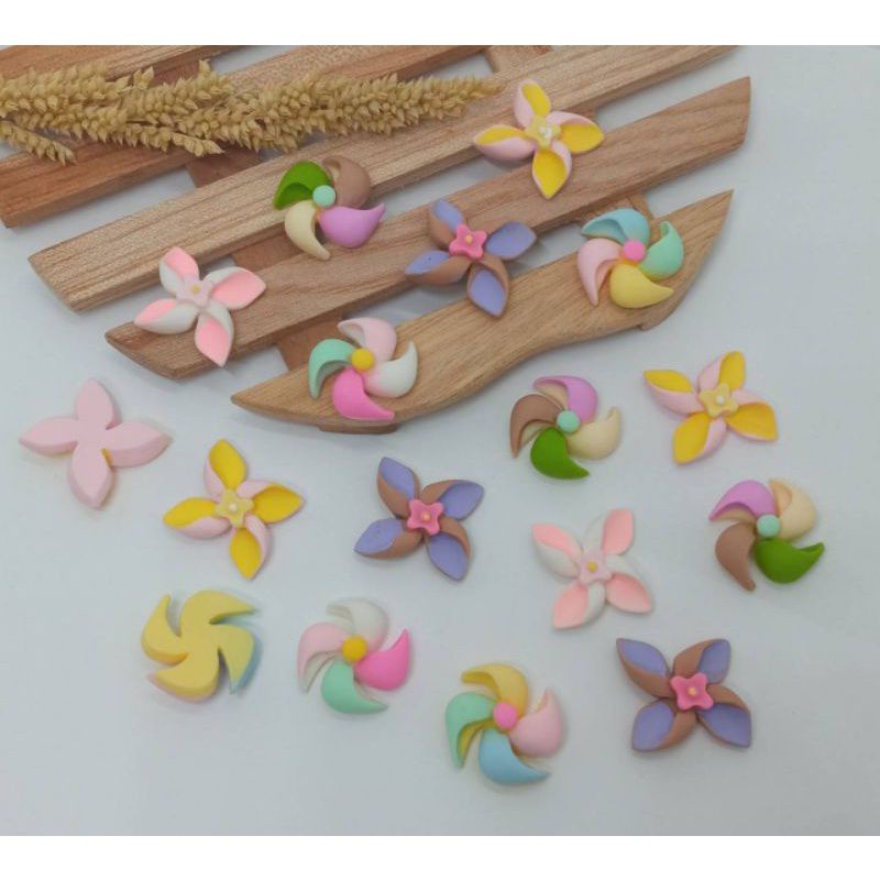 Jual Clay Resin Karakter Bunga Clay Resin Premium Clay Bunga Motif Clay ...
