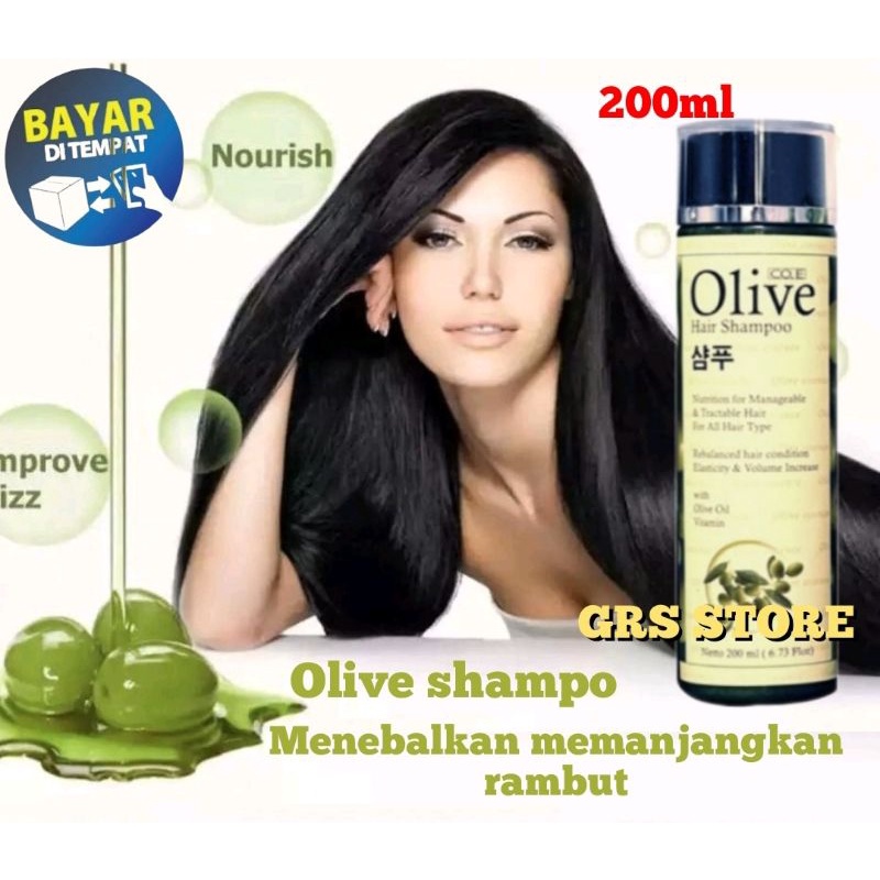 Jual Shampo pemanjang penebal rambut olive shampo 200ml | Shopee Indonesia