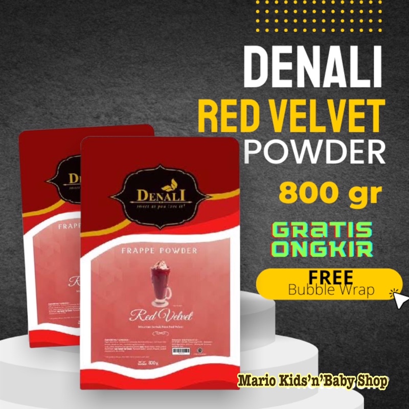 Jual Denali Red Velvet Powder 800gr (Tersedia Sample/ tester) | Shopee ...